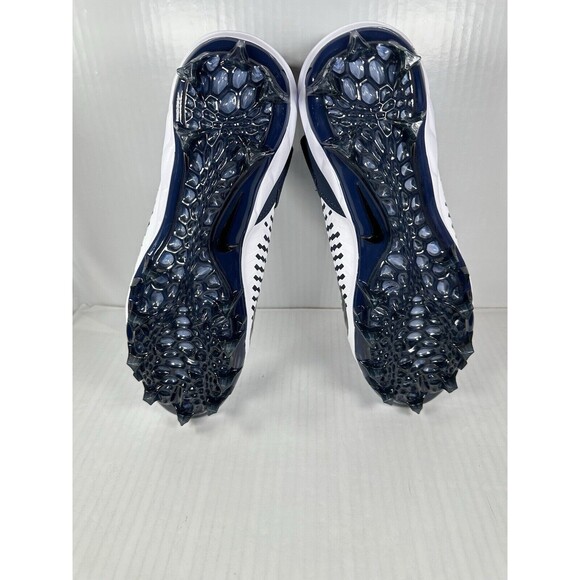 Nike Men’s 11 Alpha Menace Pro 2 MID Football Cleats BV3945-102 Navy White - Picture 7 of 8